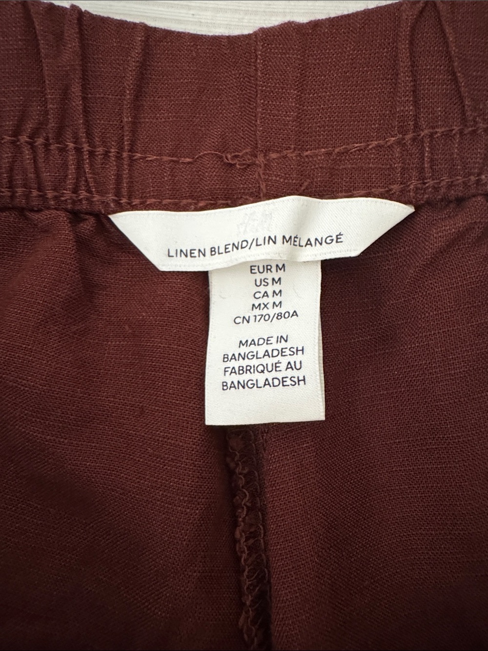 Linen-blend Drawstring Pants - Picture 4 of 4